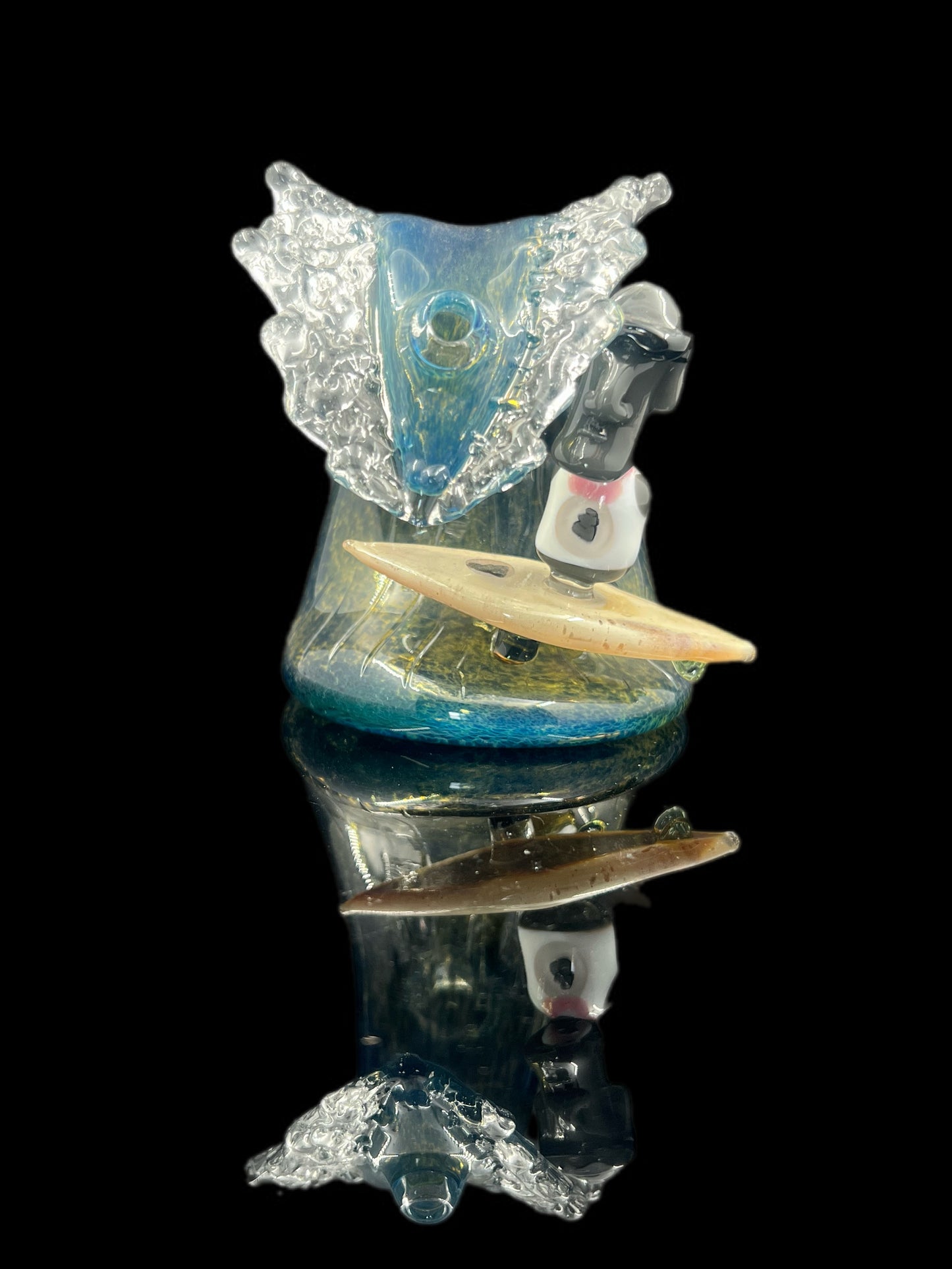 Surfing Easter Island