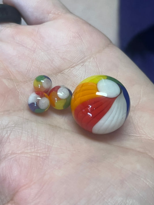 Beach ball slurper set