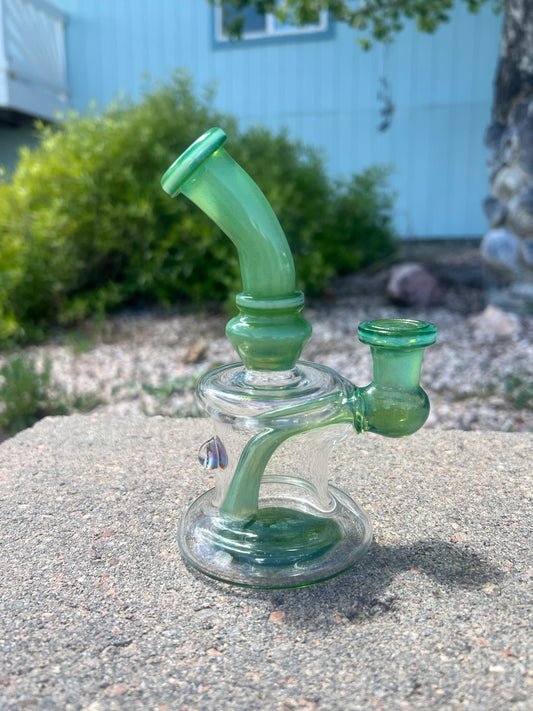 Green stardust over ghost banger hanger